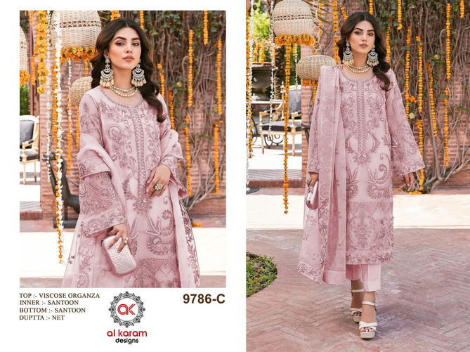 Al Karam 9786 Color Set Pakistani Suits Catalog
